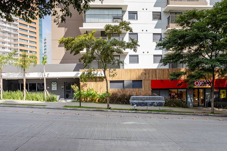 Apartamento Pinheiros | Varanda, Academia, Piscina