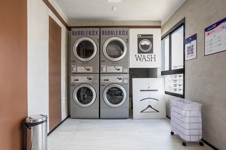 Apartamento Pinheiros | Varanda, Academia, Piscina