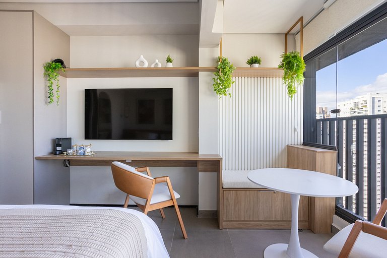 Studio On Florida | Gym, Coworking e Portaria 24h