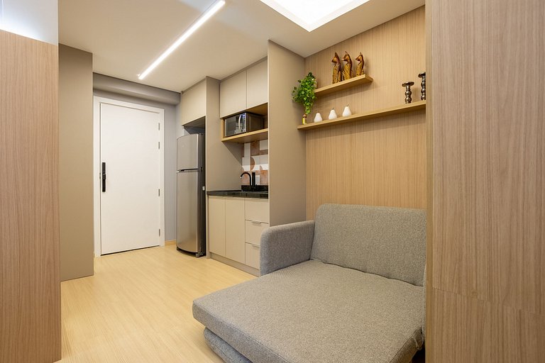 Edge | Studio Moderno | Academia e Piscina Rooftop