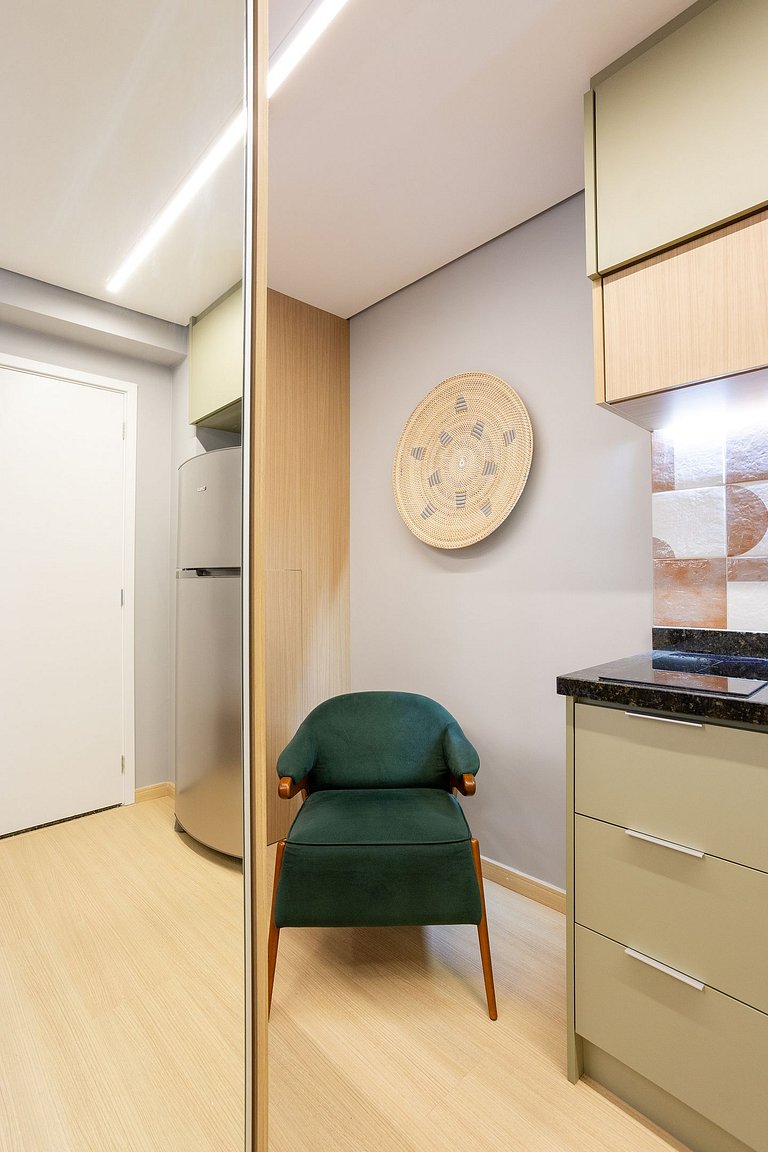 Edge | Studio Moderno | Academia e Piscina Rooftop