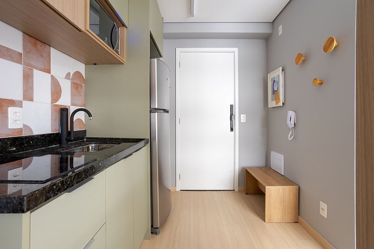Edge | Studio Moderno | Academia e Piscina Rooftop