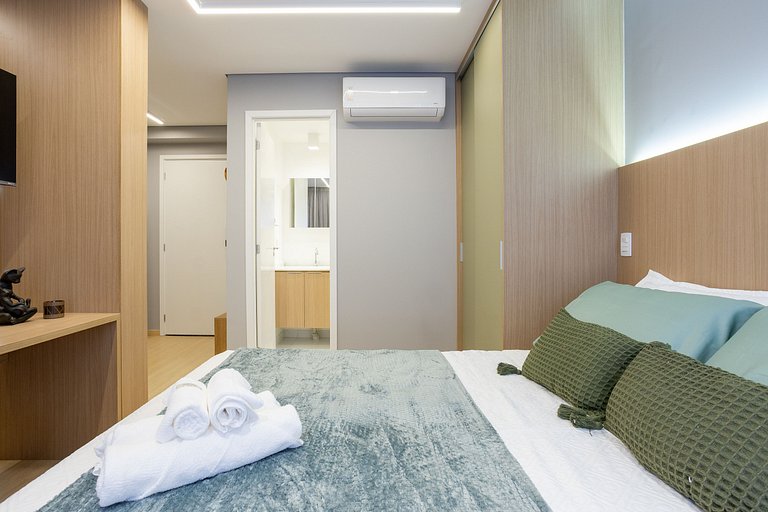 Edge | Studio Moderno | Academia e Piscina Rooftop