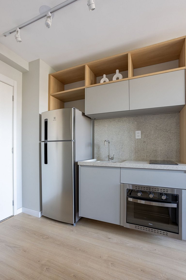 Nhambiquaras | Apto 35m² | Gym, Piscina & Cowork