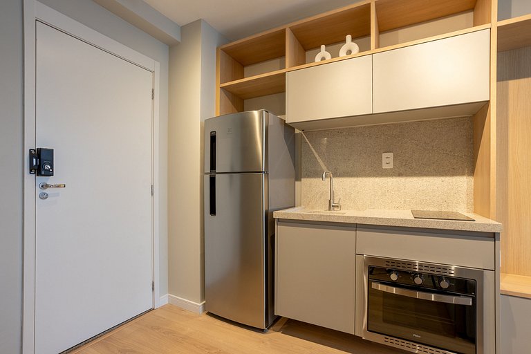 Nhambiquaras | Apto 35m² | Gym, Piscina & Cowork