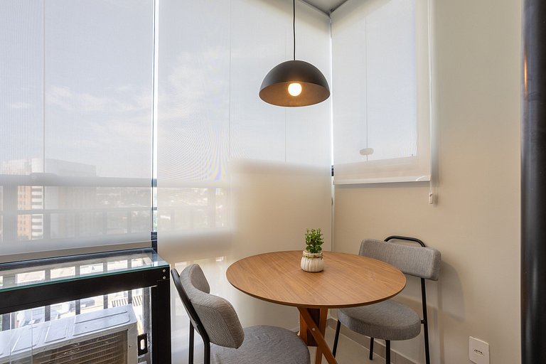 Nhambiquaras | Apto 35m² | Gym, Piscina & Cowork