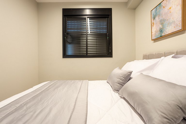 Nhambiquaras | Apto 35m² | Gym, Piscina & Cowork