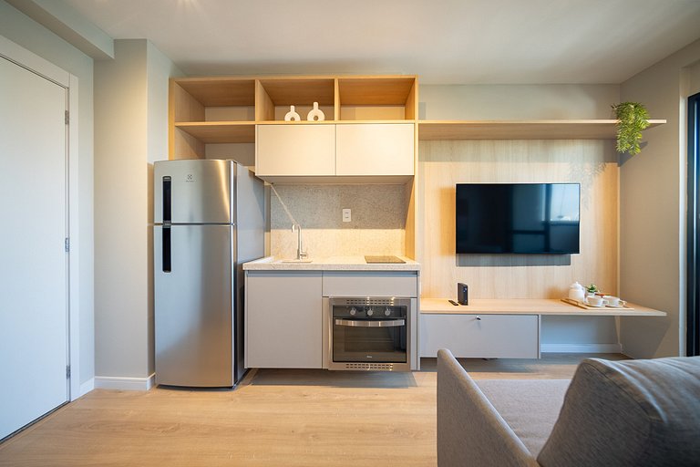 Nhambiquaras | Apto 35m² | Gym, Piscina & Cowork
