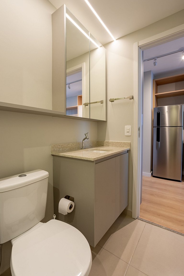 Nhambiquaras | Apto 35m² | Gym, Piscina & Cowork