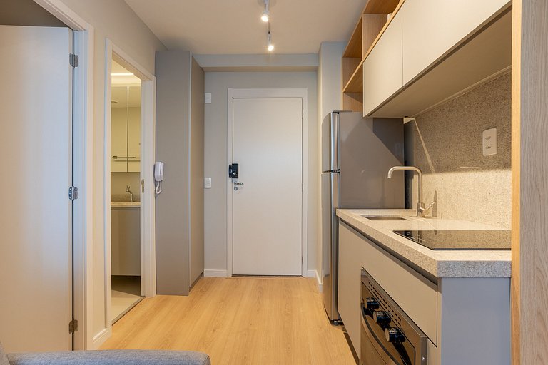 Nhambiquaras | Apto 35m² | Gym, Piscina & Cowork