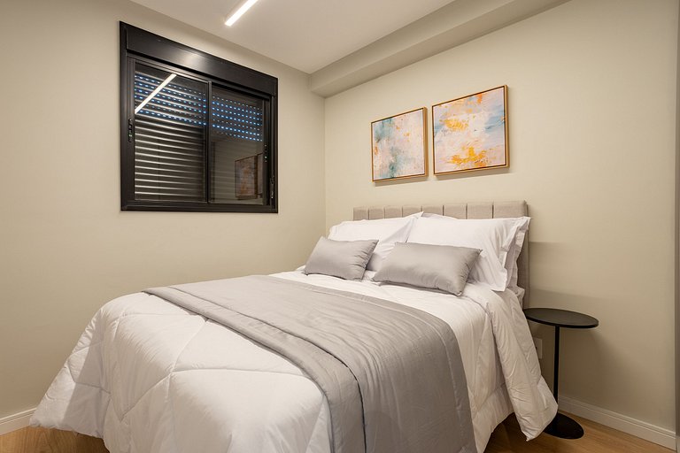 Nhambiquaras | Apto 35m² | Gym, Piscina & Cowork