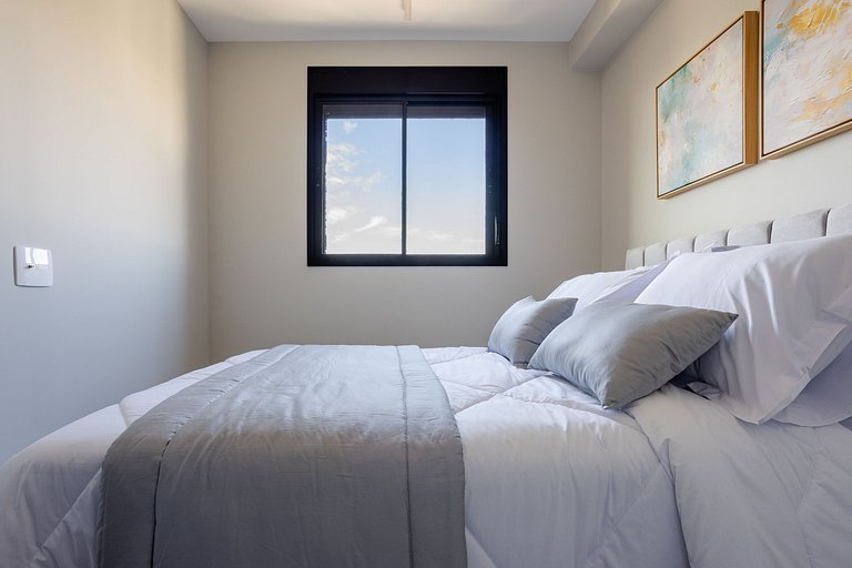 Nhambiquaras | Apto 35m² | Gym, Piscina & Cowork