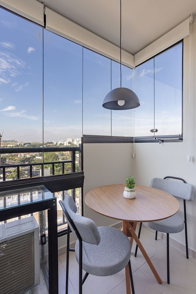 Nhambiquaras | Apto 35m² | Gym, Piscina & Cowork