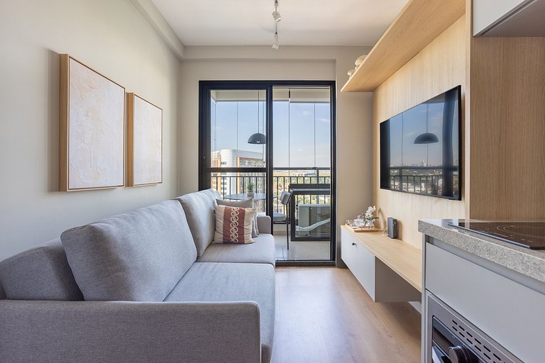 Apartamento 35m² Moema | Gym, Piscina & Cowork
