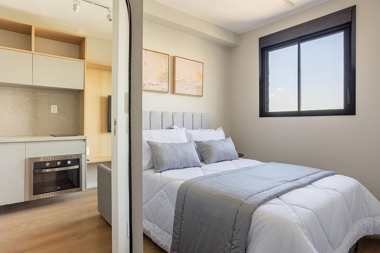 Apartamento 35m² Moema | Gym, Piscina & Cowork