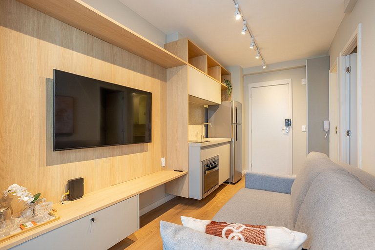 Apartamento 35m² Moema | Gym, Piscina & Cowork