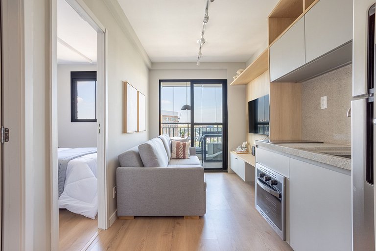 Apartamento 35m² Moema | Gym, Piscina & Cowork