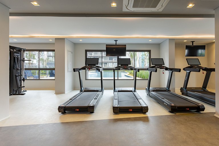 Nex One Vila Nova Conceição | Gym | Piscina