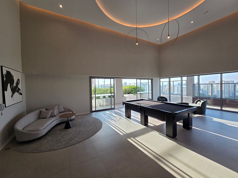Level Brooklin | Varanda, Gym e Piscina Rooftop