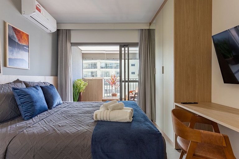 On Jurupis | Studio Prime | Gym, Piscina & Cowork