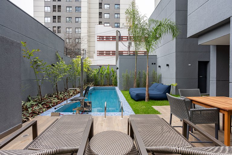 Mod Paulista | Piscina, Academia, Coworking