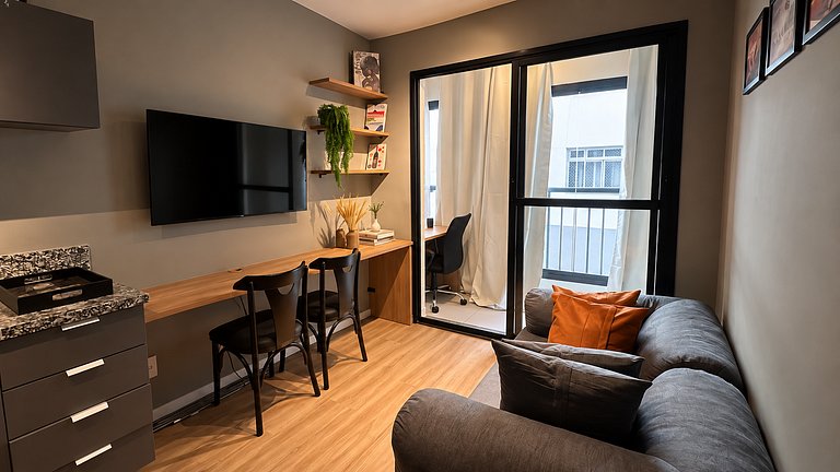 Apartamento 4 hóspedes Perdizes | Academia