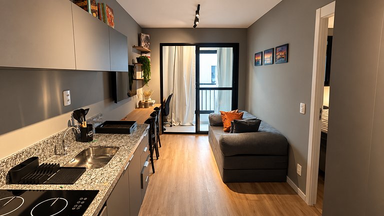 Apartamento 4 hóspedes Perdizes | Academia