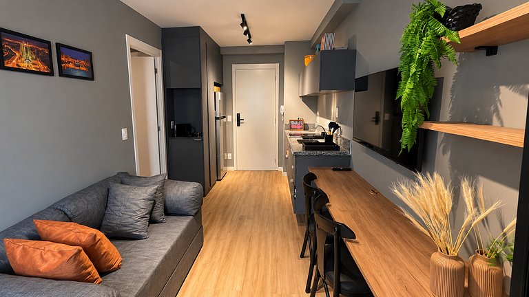 Apartamento 4 hóspedes Perdizes | Academia