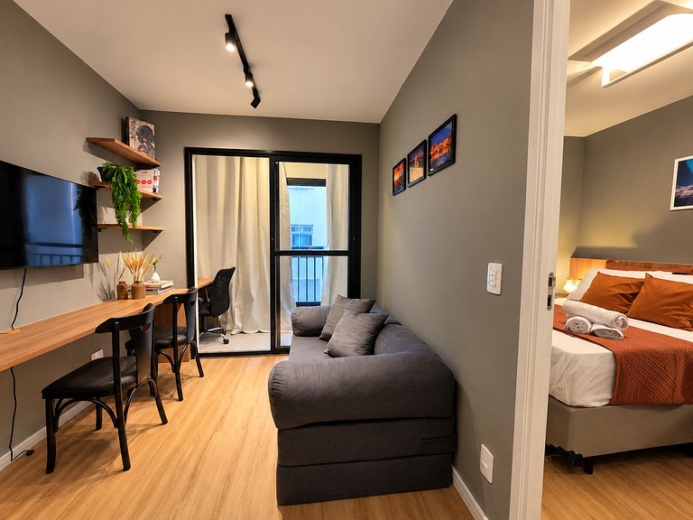 Apartamento 4 hóspedes Perdizes | Academia