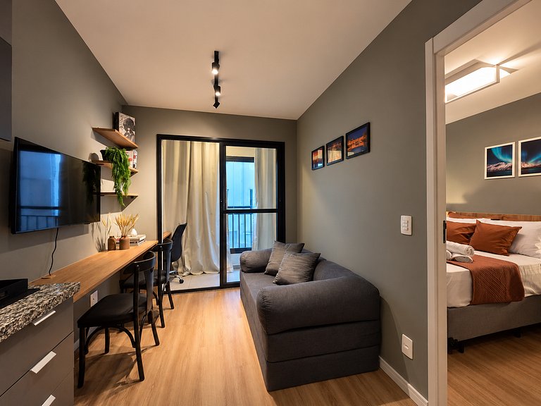 Apartamento 4 hóspedes Perdizes | Academia