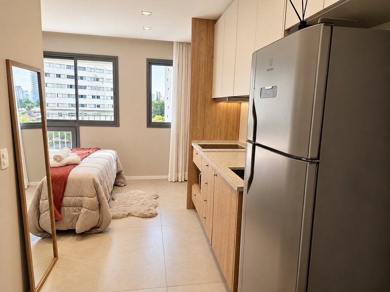 Studio Brooklin | Piscina Rooftop e Academia
