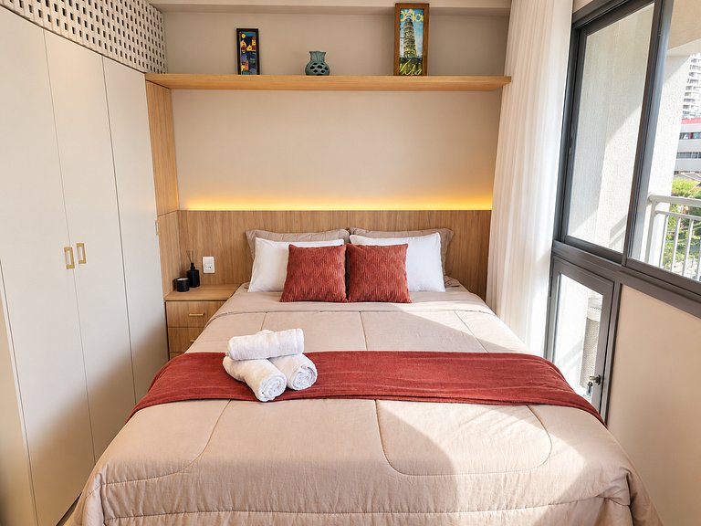 Studio Brooklin | Piscina Rooftop e Academia
